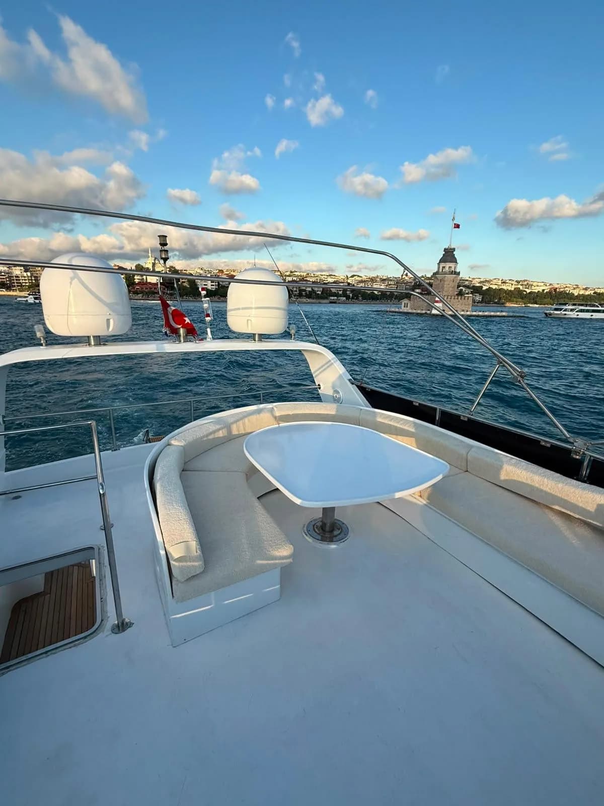 A Vesper yacht on the Bosphorus, Istanbul