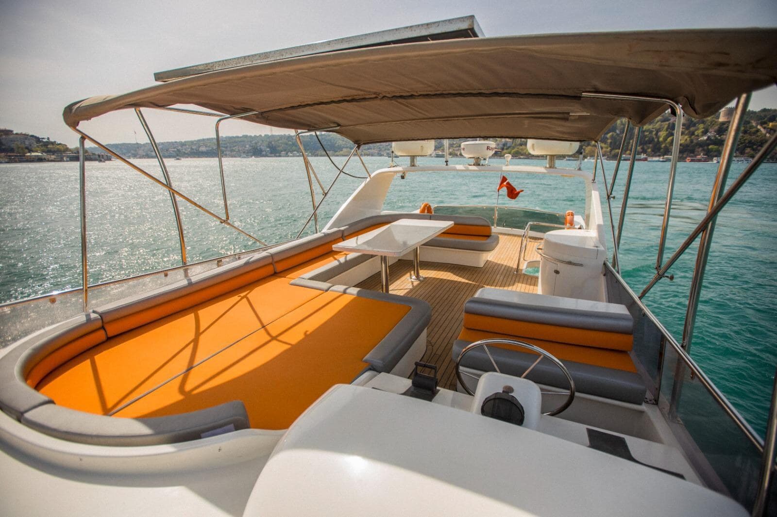 A Vesper yacht on the Bosphorus, Istanbul