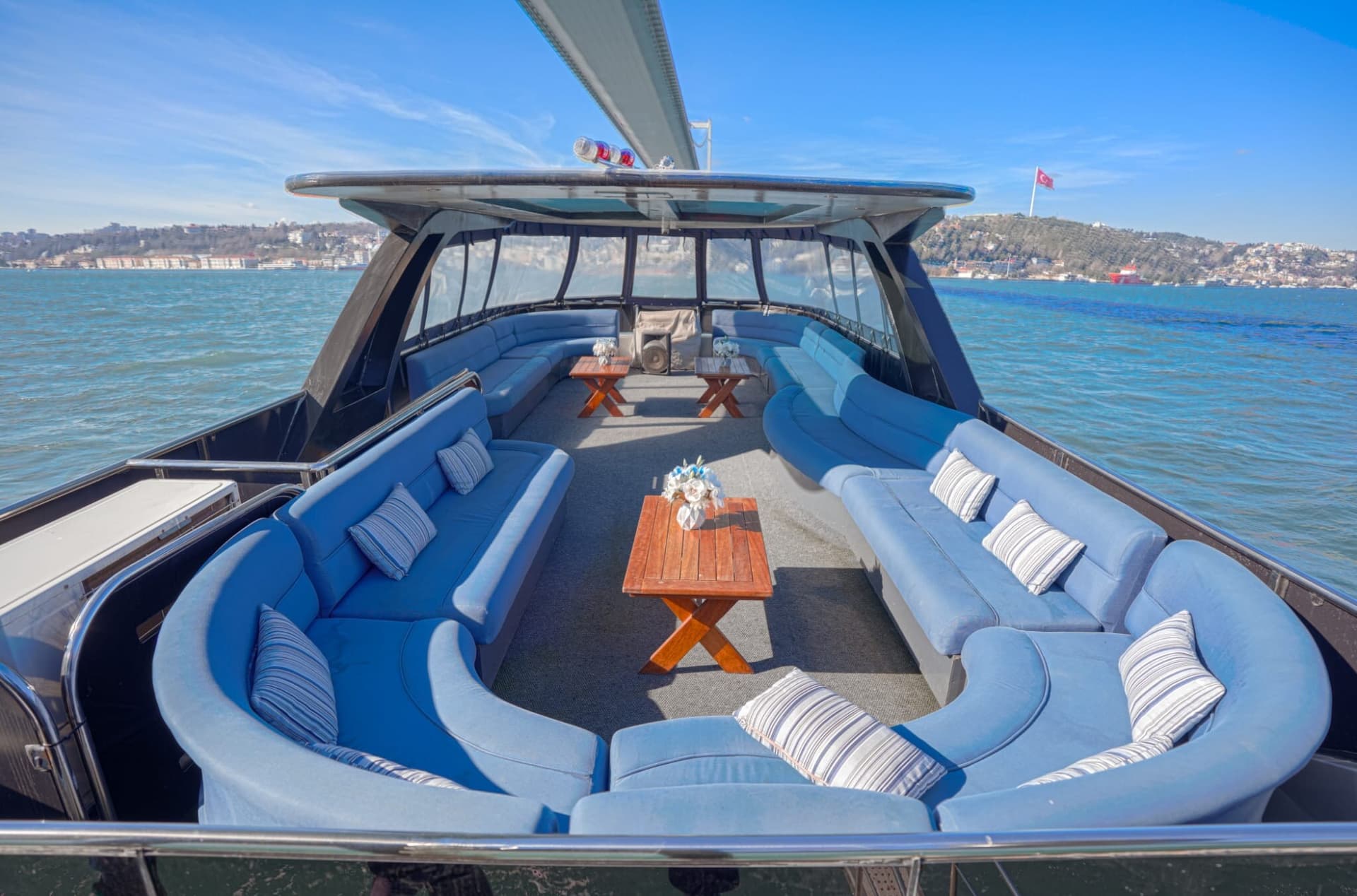 A Vesper yacht on the Bosphorus, Istanbul